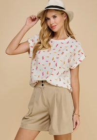 Sassy Cacti Top