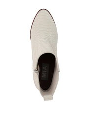 Ivory Python Boots