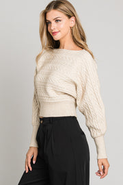 Heather Oat Sweater