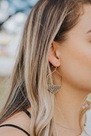 Gray Starlight Earrings